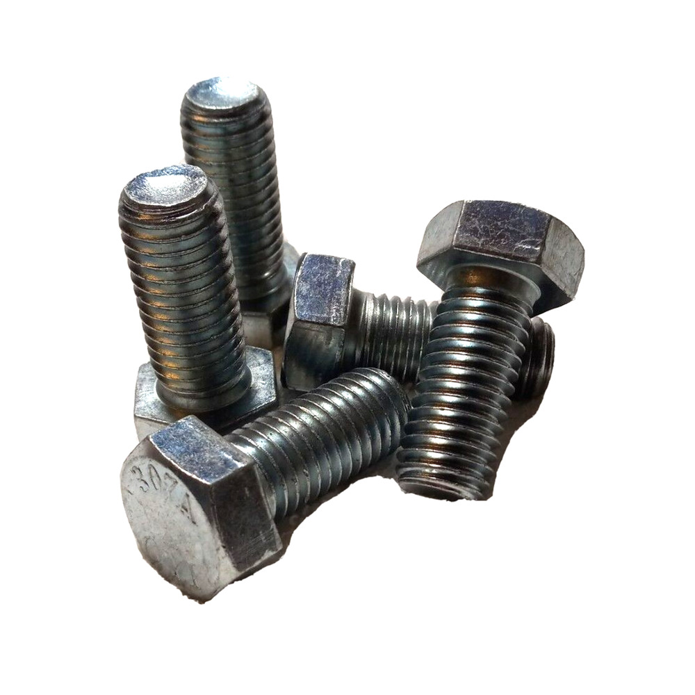 5/8"-11 x 1-3/4" (FT) Coarse Thread A307 Grade A Hex Bolt Zinc Plated lot of 25